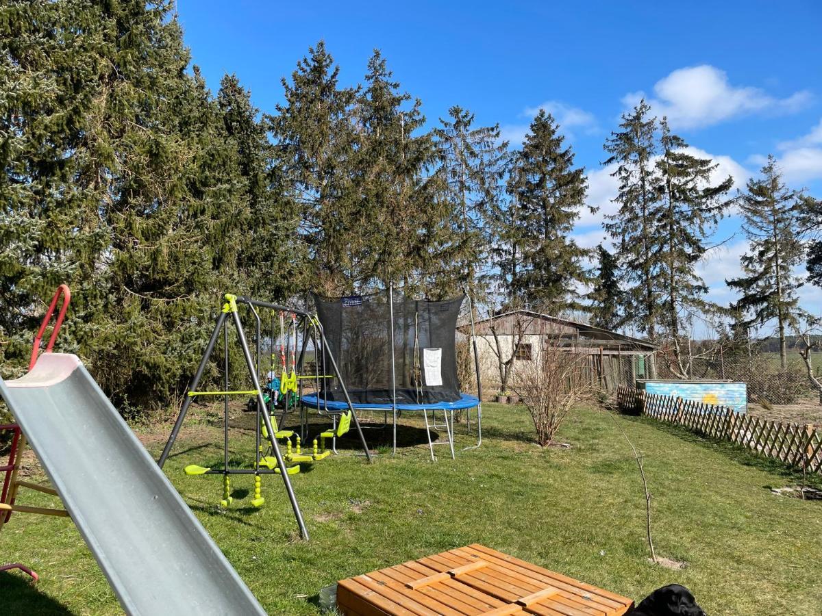 Landhaus Mit Pool, Bungalow In Der Natur Hohenbollentin Екстер'єр фото